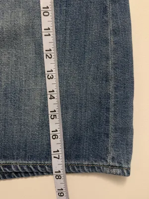 GAP Classic Indigo Wash Denim Mini Skirt thumbnail 6