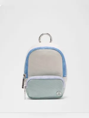 NWOT lululemon everywhere backpack nano keychain - sold out color thumbnail 5