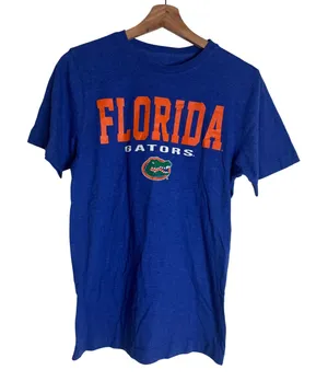 Florida Gators T-Shirt Women's NCAA College Football Florida Gators Blue Small thumbnail 1