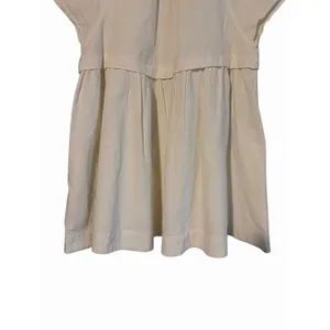 Free People Ronnie Cotton Poplin Mini Shirtdress White‎ Women's Size Small thumbnail 6