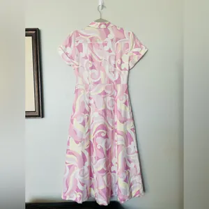 NWT Hill House Lily Candy Kaleidoscope Pink Dress Size XXS thumbnail 10