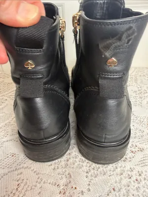 Kate Spade Black Leather Chelsea heeled Ankle Boots size 9 thumbnail 7