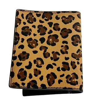 Fossil Leopard Animal Print Passport Book Wallet Travel‎ thumbnail 1