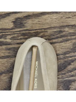 NWT Michael Michael Kors Womens Jennings Suede Loafer 40S6JNFP1S Khaki Brown 9M thumbnail 16