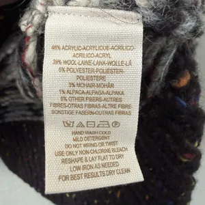 Free People Womens Love‎ Bug Nordic Fair Isle Lace Up Sweater Size L Lodgecore thumbnail 9