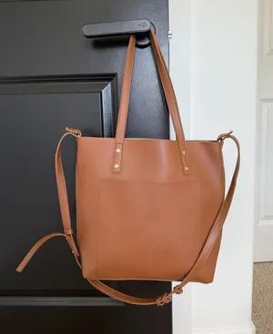 Henny + lev camel brown tote bag  thumbnail 1