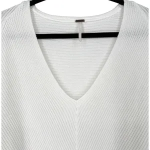 Free People La Brea Oversized V-Neck Chunky Long Sleeve Knit Sweater Size Medium thumbnail 7