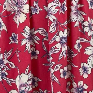Love & Piece Pink Floral Tiered Smocked Sleeveless Tie Strap A Line Maxi Dress S thumbnail 2