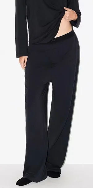 NWT Skims boyfriend loose relaxed fit straight leg pants size small in onyx thumbnail 1