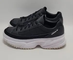 Adidas Originals Women's Kiellor Black White Low Top Platform SneakerSize 8.5 thumbnail 1