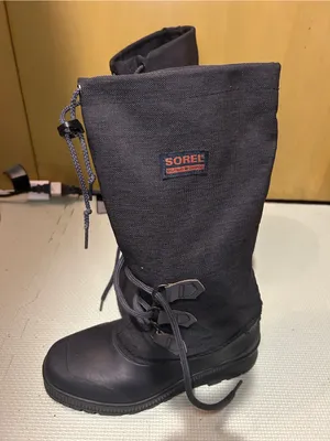 Vintage Women’s Black Sorel Kaufman Canada Lace-Up Winter Boots Size 8 thumbnail 2