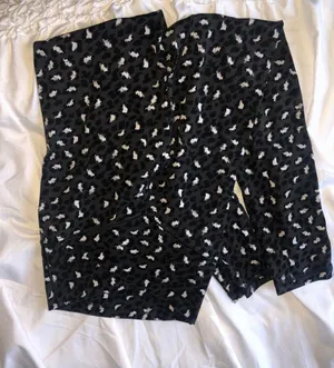 Aerie dark grey cheetah crossover v leggings thumbnail 2
