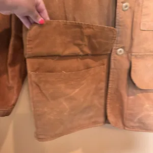 SafTBak Vintage Hunting Jacket Canvas Shooting‎ Coat Distressed Workwear XL thumbnail 5