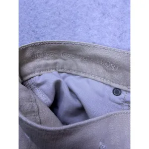 American Eagle Highest Rise Mom Short Women 12 Tan Distressed Raw Hem Casual thumbnail 4