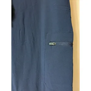 Adar Women’s Scrub Pants Medical Uniform Athletic Jogger Navy Zip Sz M thumbnail 5