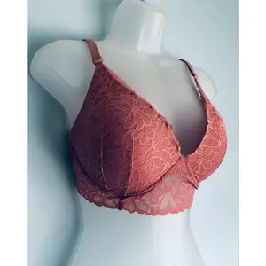 Victoria's Secret PINK Push Up Bralette Pink S-DD Lace NWOT thumbnail 5