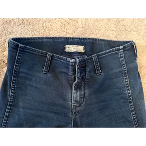 Free People High Rise Flare Jeans Dark‎ Wash Denim Women Size 27 thumbnail 6