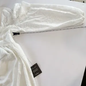 NWT Lulus Flirtatious Nature White Floral Jacquard Lace Up Midi Dress Size LARGE thumbnail 11