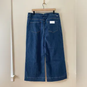 RISEN Jeans High Rise Wide Leg Button Fly Dark Wash Denim Size 2X 18 / 20 NWT thumbnail 5