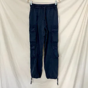 NWT Beach Riot Cassius Pants Dark Navy Blue Size S thumbnail 4