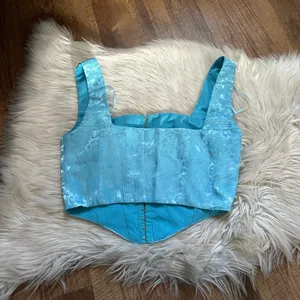 PRINCESS POLLY Day Dreaming Top In Blue thumbnail 8