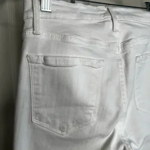 FRAME Le Bell White Flare Wide-Leg Jeans Size 25 thumbnail 7