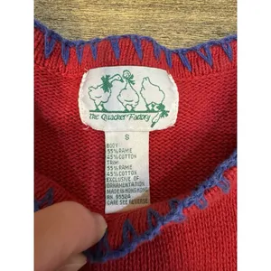 The Quacker Factory Vintage Short Sleeve‎ Sweater Size Small Lighthouse Seaside thumbnail 5