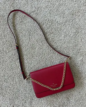 Kate Spade Madison Textured Patent Leather Willow Medium Convertible Crossbody thumbnail 1
