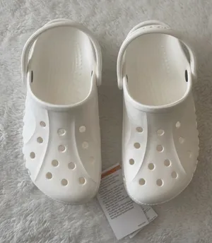 Crocs Baya White Unisex Clog, Size: Women's (7) thumbnail 3