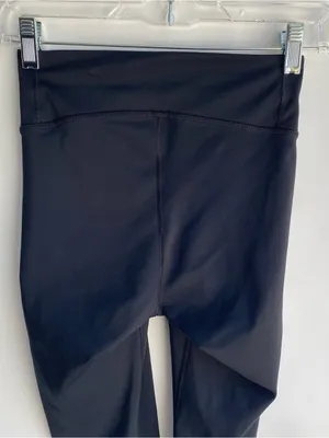 Nike dri fit black leggings full length athletic activewear tights workout XS thumbnail 4