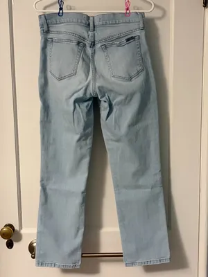 Joe's mid rise Mary Kate jeans cigarette tapered leg light wash size 28 cropped thumbnail 3