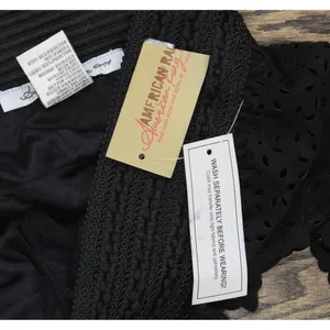 NWT American Rag Cie Laser-Cut Faux-Suede Eyelet Cropped Shorts Classic Black L thumbnail 7