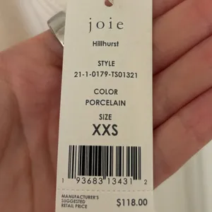 Joie hillhurst twist front sleeveless tank shirt thumbnail 3