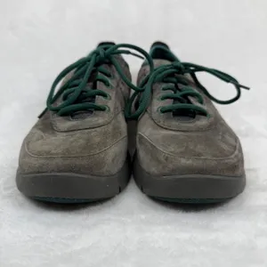 Dansko Honor Womens Suede Walking Shoes Charcoal Grey Teal Lace Up Sneakers‎ 39 thumbnail 3