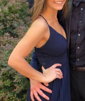 Lulu’s Navy Formal Prom Dress thumbnail 1