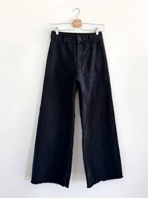 ZARA The Marine Straight Jeans in Black Size 6 thumbnail 9