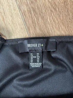 Forever 21 Black Y2K Dress - Size 2X thumbnail 2