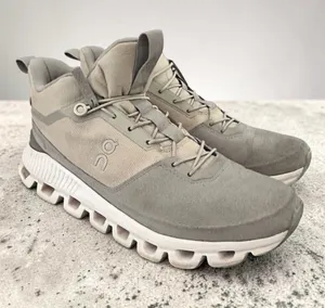 On Running Cloud Hi High-Top Sneakers Glacier Grey Women’s size 9 thumbnail 1
