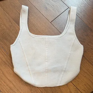 Aritzia Babaton Sculpt Knit Squareneck Bustier Tank Medium in Blue - C27-004 thumbnail 1