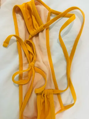 PacSun LA Hearts Bikini Set Yellow thumbnail 4