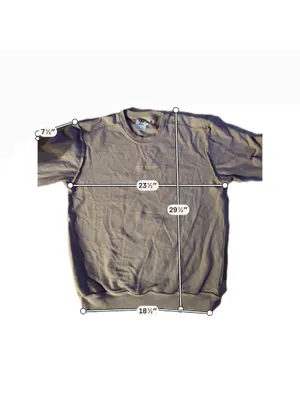 adidas Oversized Crewneck Sweatshirt in Beige, Size L thumbnail 6