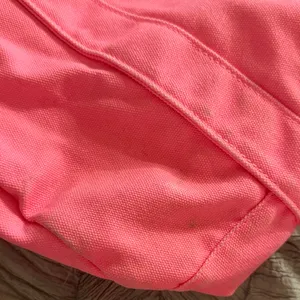 PINK Victoria's Secret Neon Pink Canvas Duffle Bag thumbnail 3
