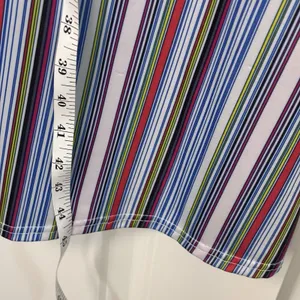 Shoreline Women's Sleeveless Striped Maxi Dress Zip Front Stretch Colorful XL thumbnail 12