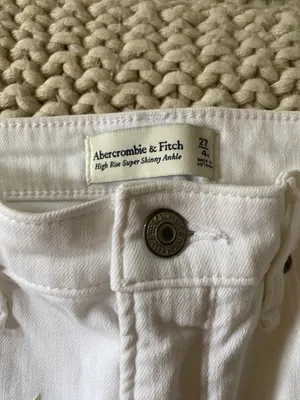 Abercrombie White Jeans thumbnail 4