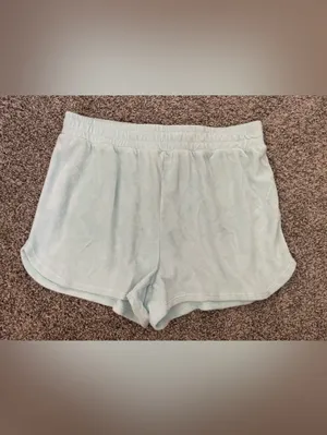 Women’s Beyond Yoga Tropez Terrycloth Pullover Shorts Set Loungewear Size L thumbnail 7