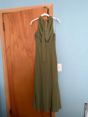 Abercrombie & Fitch Cowl Halter Maxi Dress thumbnail 3