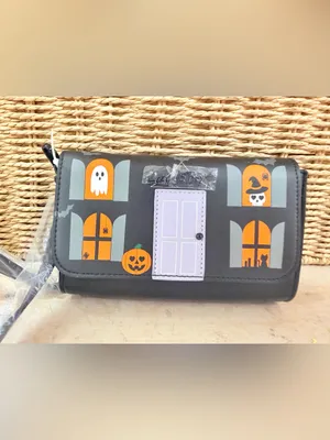 Betsey Johnson haunted house Halloween purse cross body clutch bag thumbnail 2