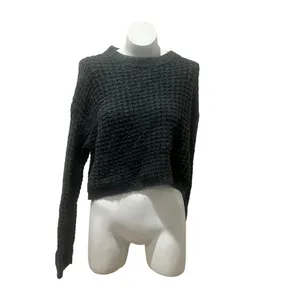 Wild Fable Women's Cropped Pullover Sweater Green Size S thumbnail 5