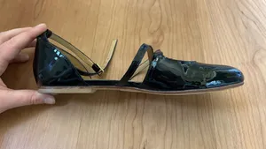 A.P.C Patent Leather Black Mary Jane Flats thumbnail 2