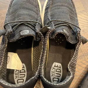 Hey dude Wendy stretch Sox black/ white shoes 11 women thumbnail 6